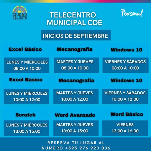 Llaman a interesados en capacitarse en Telecentro - Noticde.com