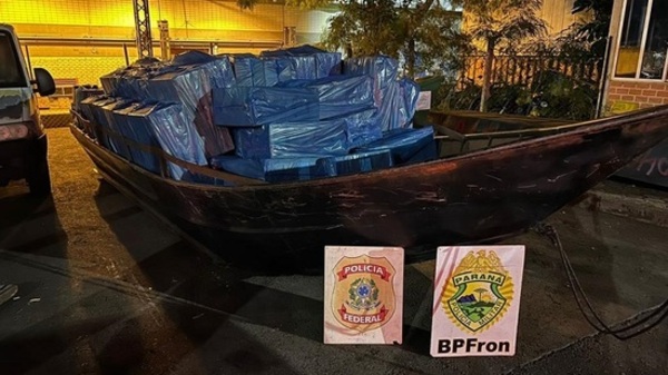 Incautan 300 cajas de cigarrillos de contrabando en Lago Itaipú - Paraguaype.com