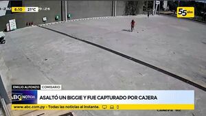 Asaltó un Biggie y fue capturado por la cajera - ABC Noticias - ABC Color