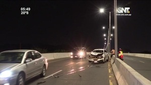 Equipo nocturno del SNT sufre accidente de tránsito - SNT