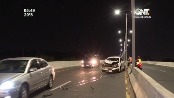 Equipo nocturno del SNT sufre accidente de tránsito - SNT