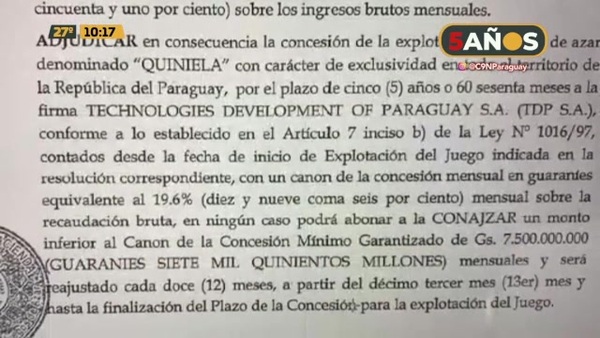 Quiniela: Adjudicación sin sustento legal - C9N