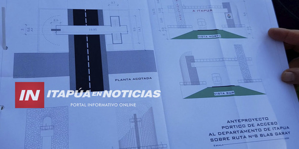 JOSÉ LEANDRO OVIEDO TENDRÁ UN PÓRTICO DE BIENVENIDA AL DEPARTAMENTO