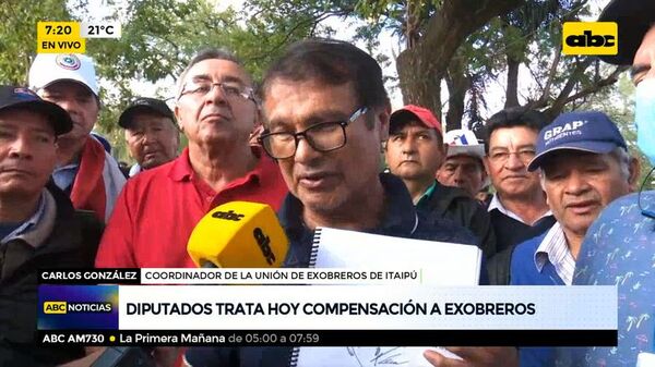 Diputados tratará hoy compensación a exobreros - ABC Noticias - ABC Color