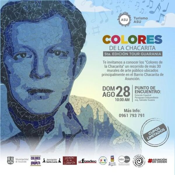 Invitan a recorrer los 30 murales artísticos del barrio Chacarita de Asunción - .::Agencia IP::.