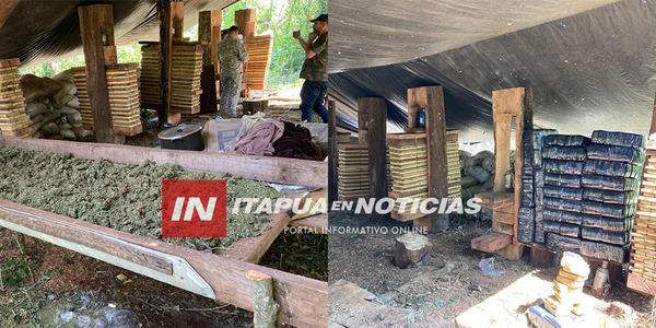 SENAD DESTRUYE CAMPAMENTO NARCO EN ARROYO CLARO