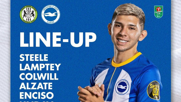 Crónica / Julio Enciso arrancará de titular con el primer equipo del Brighton