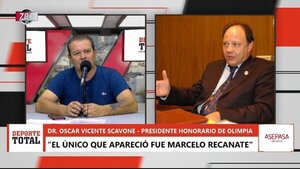 Scavone calificó de fracaso la cena para “salvar” al Olimpia - Megacadena — Últimas Noticias de Paraguay