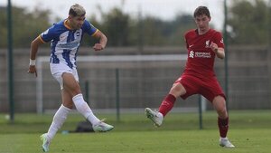 Julio Enciso, confirmado como titular con el Brighton