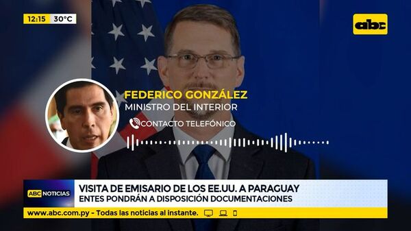 Visita de Emisario de los EE.UU. a Paraguay - ABC Noticias - ABC Color