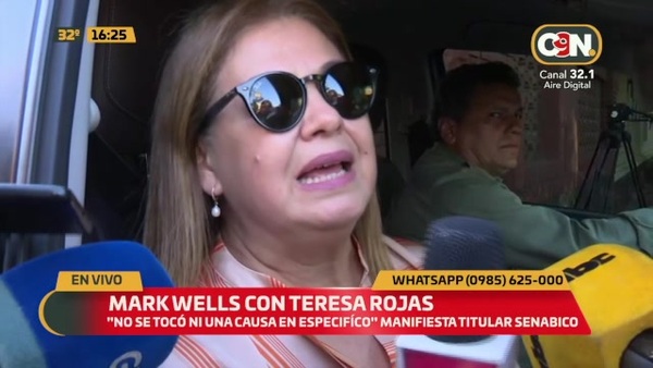 Reunión de Mark Wells con Teresa Rojas - C9N