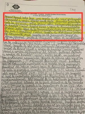 Trascienden documentos incautados a Giuzzio sobre HC y aseguran que estos no tenían que ser extraídos | 1000 Noticias