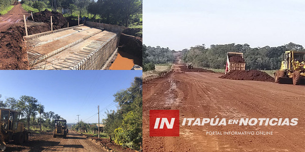 BUEN AVANCE DE LA OBRA DE ASFALTO A PUERTO CAMPICHUELO Y OTRAS