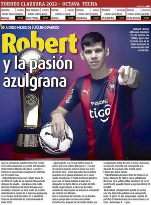 Robert y la pasión azulgrana - Fútbol - ABC Color
