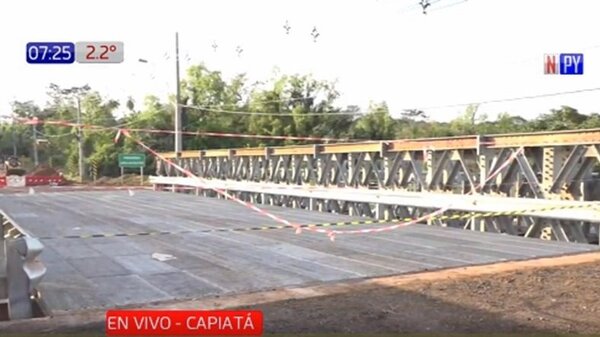 Casi 5 meses después del «temblor», culminan obras del puente Poncho Pytã | Noticias Paraguay