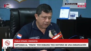 Capturan al "Pirata de los ríos" que robó al menos tres motores de una embarcación - Megacadena — Últimas Noticias de Paraguay