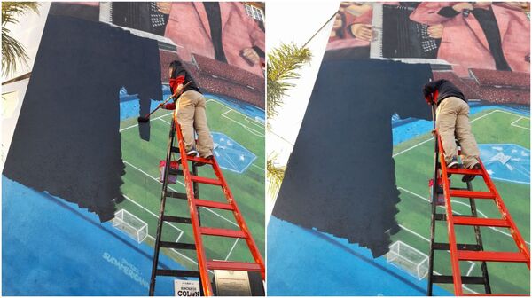 Colón borró el icónico mural De “Los Palmeras” en la final disputada en Paraguay - Megacadena — Últimas Noticias de Paraguay