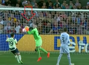 Increíble blooper de golero del Barcelona ante el City - La Prensa Futbolera