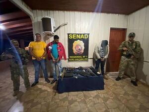 Cae grupo de sicarios con armas de guerra en Cerro Corá