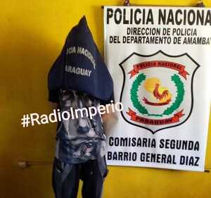 Policía Nacional detuvo a supuesto autor de robo domiciliario en el barrio San Blas - Radio Imperio