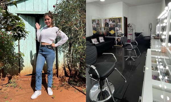 Joven ovetense hacía trencitas a G.3.000 y ahora ya tiene su propio salón de belleza - Noticiero Paraguay