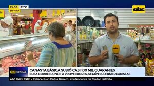 Canasta básica subió casi 100 mil guaraníes - ABC Noticias - ABC Color