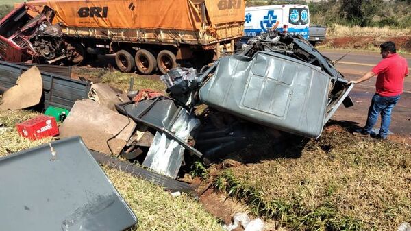 Grave accidente sobre ruta Py06 deja un fallecido y varios heridos, entre ellos niños - ABC en el Este - ABC Color