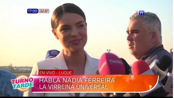 Nadia Ferreira y Marc Anthony ya están en suelo paraguayo