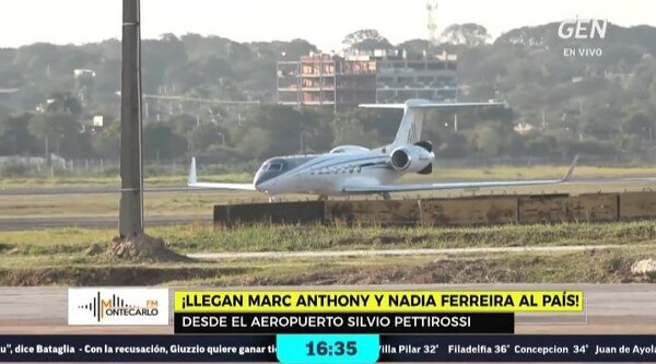 ¡Nadia Ferreira y Marc Anthony ya están en Paraguay! (VIDEO)