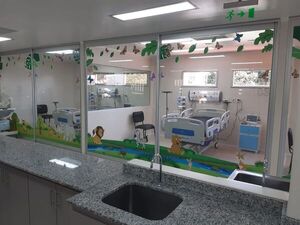Hospital Pediátrico dispone de nuevos espacios como salas de UTI y oncohematología - Nacionales - ABC Color