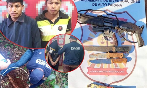 Cae presunto asesino de guardia de seguridad y dos cómplices en Itakyry – Diario TNPRESS
