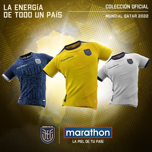 Ecuador presenta la camiseta con la que disputará el Mundial de Qatar