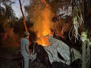 Senad allanó campamento de narco-topos en Cerro Corá