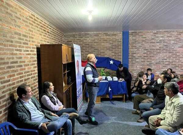 Con pasos firmes, Pereira fortalece su campaña en Itapúa
