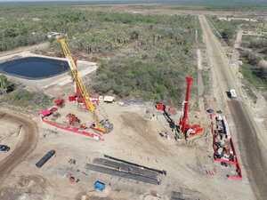 Avanzan obras del Puente de la Bioceánica con trabajos de la primera etapa - .::Agencia IP::.