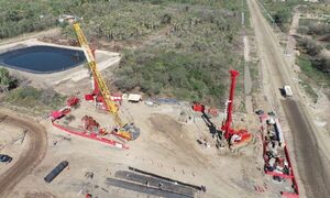 Avanzan las obras del Puente de la Bioceánica, que financia ITAIPU, con los trabajos de la primera etapa