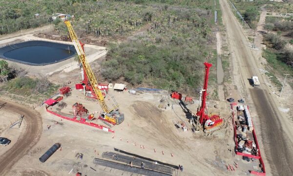 Avanzan las obras del Puente de la Bioceánica, que financia ITAIPU, con los trabajos de la primera etapa
