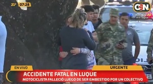 Motociclista pierde la vida en accidente en Luque