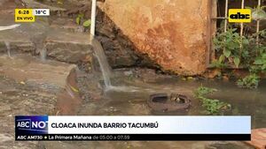 Cloaca inunda barrio Tacumbú - ABC Noticias - ABC Color