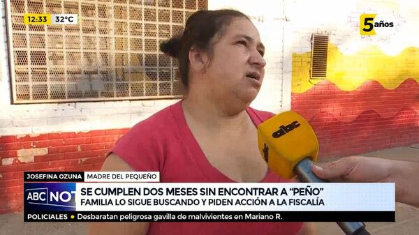 Se cumplen dos meses sin encontrar a “Peño” - ABC Noticias - ABC Color