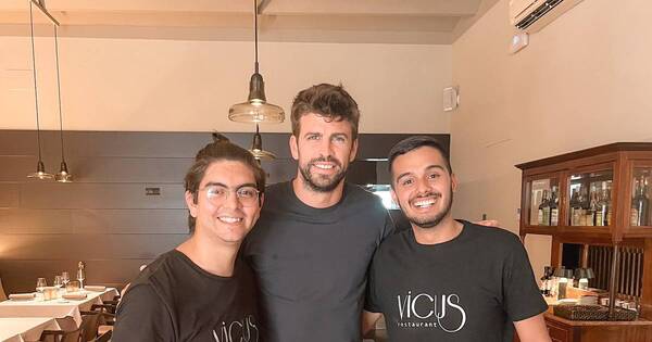 La Nación / Un chef paraguayo le cocinó a Gerard Piqué: “Te fe li ci to, que bien cocinas...”