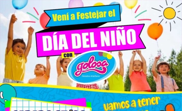 Día del Niño seguirá este sábado en Golosa Helados, en Hernandarias