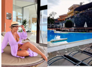 Laura Brizuela tuvo que huir de lujoso hotel con su novio porque se clausuró la piscina. ¡Atendé porqué!