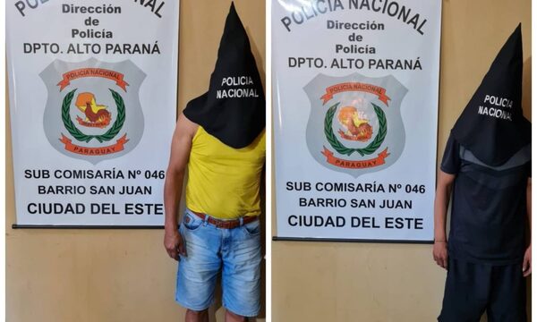 Dos detenidos tras masivo hurto de medidores de agua