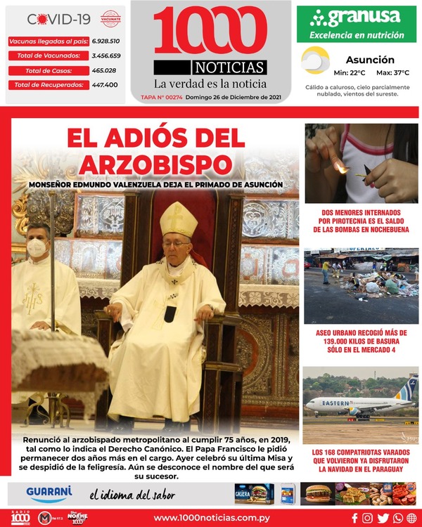 26 Diciembre 2021 | 1000 Noticias