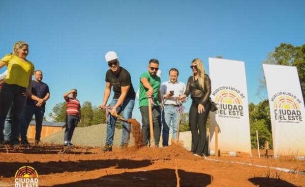 Palada inicial para construcción de planta asfáltica