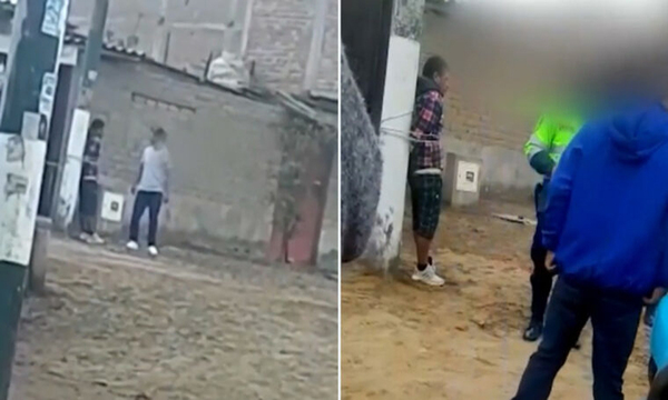 En Perú un padre golpea y ata a un hombre a un poste por intentar abusar de su hija de 12 años - OviedoPress