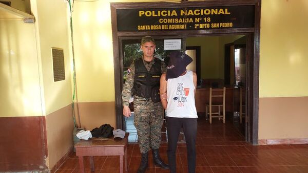 Caen exconvicto y su cómplice tras un asalto en Santa Rosa del Aguaray - Nacionales - ABC Color