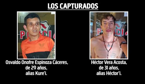 Detenidos en Santa Rosa del Aguaray - Policiales - ABC Color