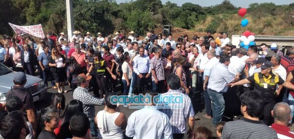 Nuevo puente de Poncho Pyta quedó inaugurado y habilitado